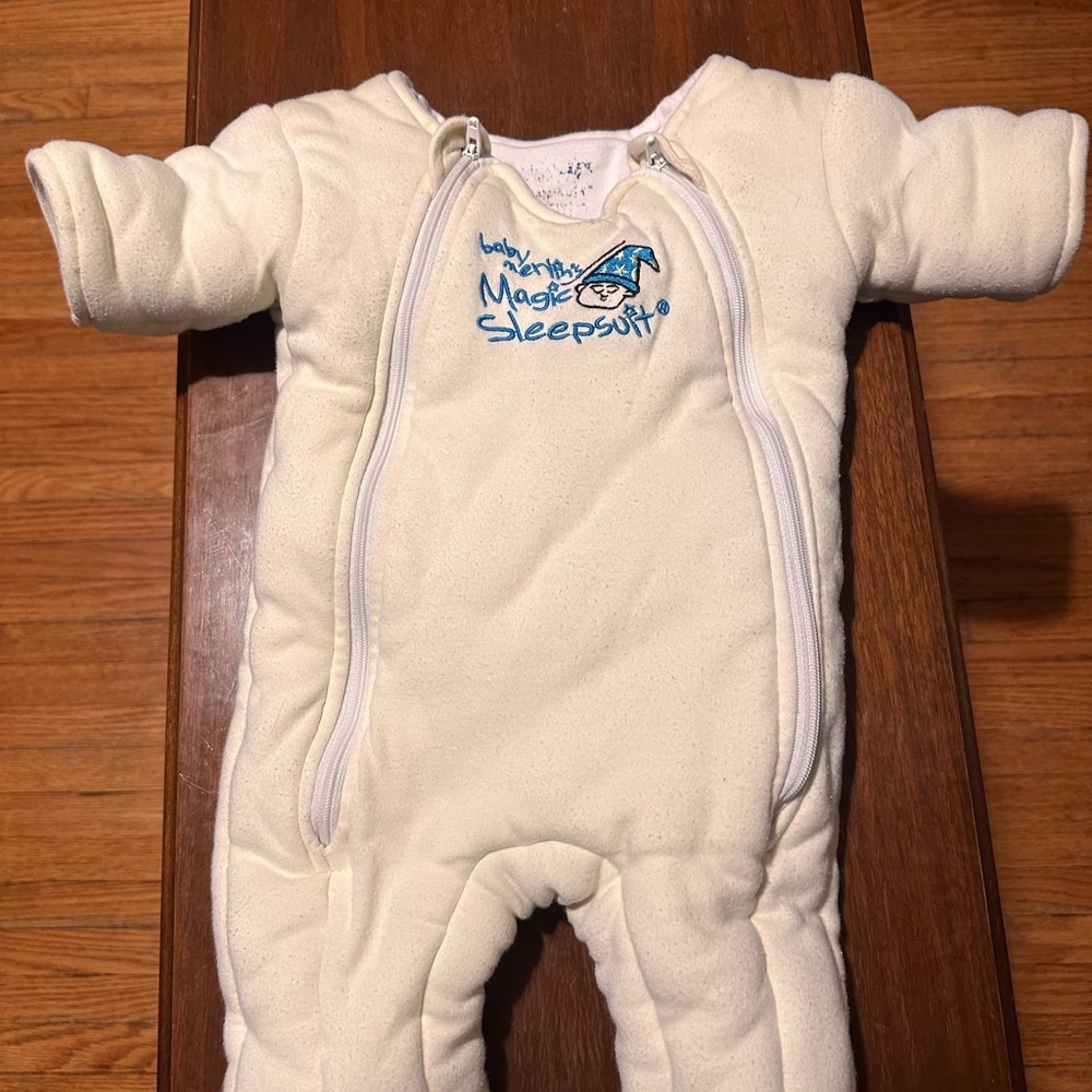 Yellow cotton Baby Merlin Magic Sleepsuit